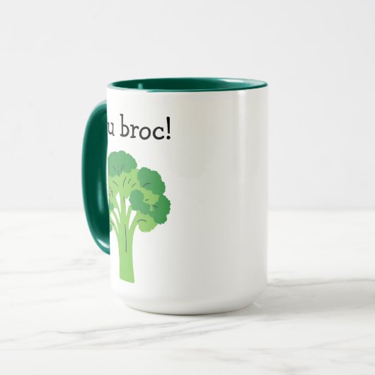 Jij Broc! Broccoli Mok (Voorkant links)