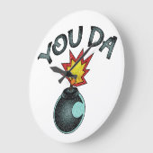 Jij Da Glitter Bomb Grote Klok (Hoek)