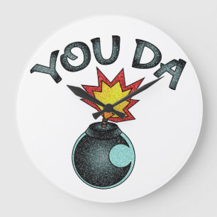 Jij Da Glitter Bomb Grote Klok