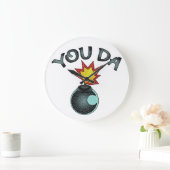 Jij Da Glitter Bomb Grote Klok (Huis)