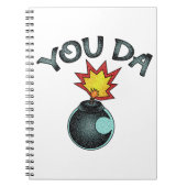 Jij Da Glitter Bomb Notitieboek (Voorkant)