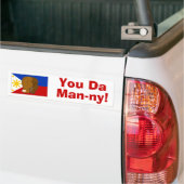 Jij Da Man-ny. Bumpersticker (Op Truck)