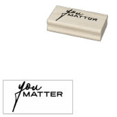 Jij doet ertoe 4 	rubberstempel (Gestempeld)