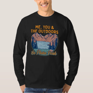 Jij en de buitenshuis die La Plata Peak Hiker hikk T-shirt