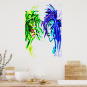 Jij en ik 24x36 poster (Keuken)