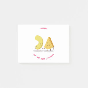 Jij en ik alleen die verbinding Mac N Cheese Post-it® Notes