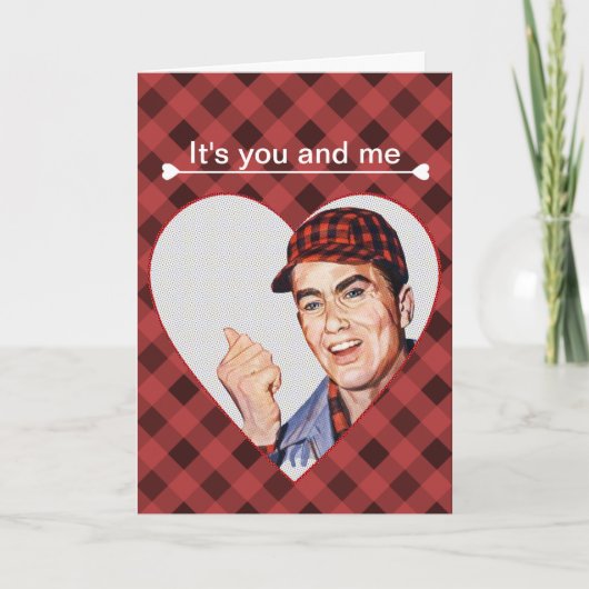 Jij en ik. feestdagen kaart (Voorkant)