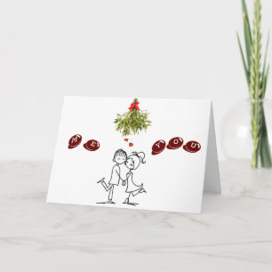 *JIJ EN IK* MISTLETOE & KIJK WAT ER GEBEURT! FEESTDAGEN KAART