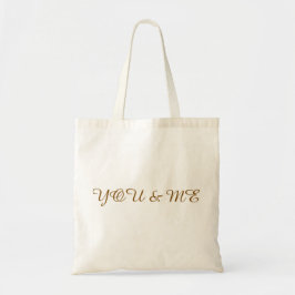 Jij en ik op maat tote bag