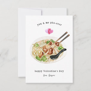 Jij en ik Pho-Ever Pho Soup-Valentijn Notitiekaartje