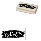 Jij en ik rubberstempel (Gestempeld)