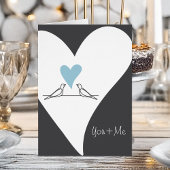 Jij en ik Vogels in Lichte Blauwe Kaarten