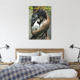 Jij en ik voor altijd canvas afdruk