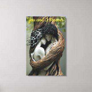 Jij en ik, voor altijd  canvas afdruk
