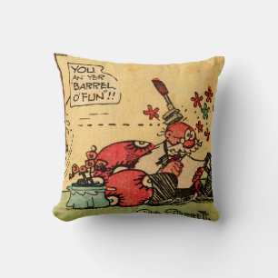 "Jij en je vat van plezier" Sierkussen