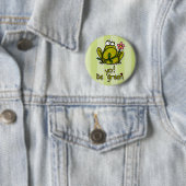 Jij! groen ronde button 5,7 cm (In situ)