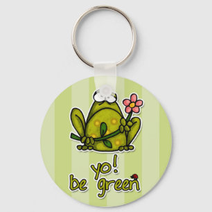 Jij! groen sleutelhanger