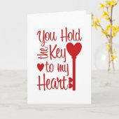 JIJ HEBT DE SLEUTEL & JIJ BENT 'MIJN PERSOON' LIEF KAART (Gele Bloem)