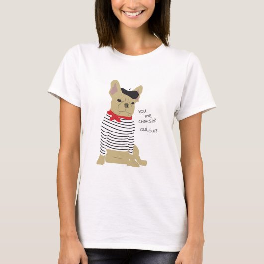 Jij, ik, kaas? t-shirt (Voorkant)