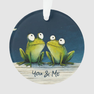 Jij & Ik Kikkers – Mooie Romantische Dier Kunst Ornament