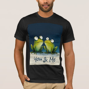 Jij & Ik Kikkers – Mooie Romantische Dier Kunst T-shirt