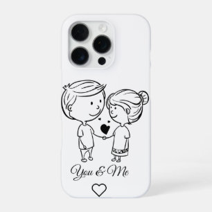 Jij & Ik Koppel Liefde Phonehoesje iPhone 16 Pro Hoesje