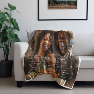 Jij & Ik Persoonlijke Couples Foto Fleece Deken