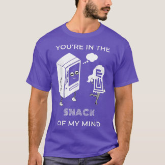 Jij in de SNACK van mijn geest Funny Snack Lovers T-shirt