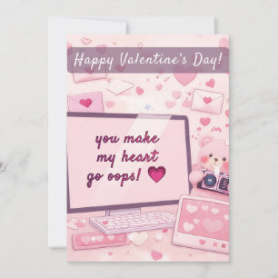 jij laat mijn hart een slag overslaan! 💗 Valentij Feestdagenkaart