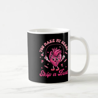 Jij laat mijn hart leuk een slag overslaan verplee koffiemok