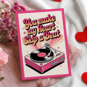 Jij laat mijn hart overslaan Valentijnsdag Briefkaart