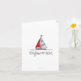 Jij laat mijn hart zweven - Wenskaart Kaart