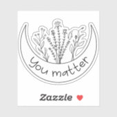 Jij maakt jou uit sticker (Vel)