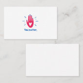 Jij maakt jou uit visitekaartje (Voorkant / Achterkant)