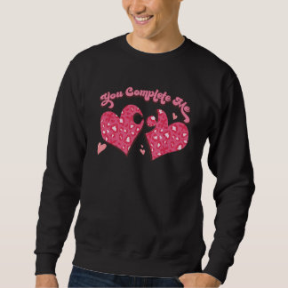 Jij Maakt Mij Compleet Hart Puzzel Valentijnsliefd Trui