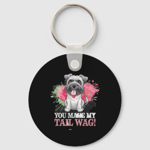 JIJ MAAKT MIJN STAART WAG HOND SLEUTELHANGER