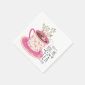 Jij mij en een kopje thee citaat servet (Hoek)