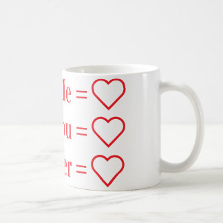 Jij + Mij = ❤️ | Persoonlijk Romantisch Liefdesont Koffiemok