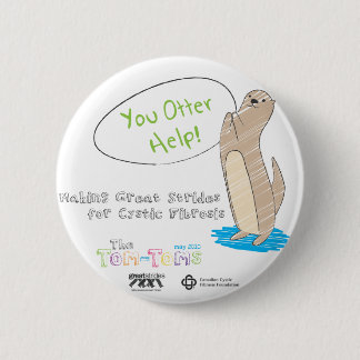 Jij Otter Help! Ronde Button 5,7 Cm
