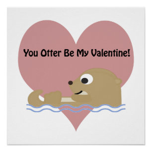 Jij Otter Is Mijn Valentijn Perfect Poster