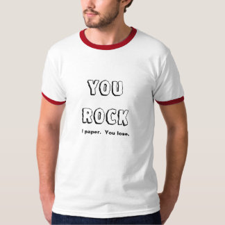 JIJ ROCK I papier. Je verliest. T-shirt