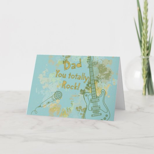 Jij rockt, pap kaart (Voorkant)