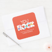 Jij rotsklimmen Dank je Sticker (Envelop)