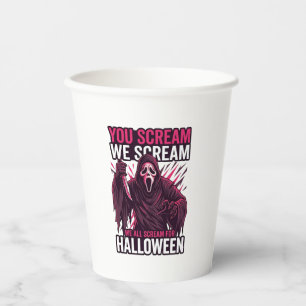 Jij Scream We Halloween Ghostface Bloody Mes Papieren Bekers