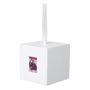Jij Scream Wij Halloween Ghostface Bloody Mes Kubus Ornament