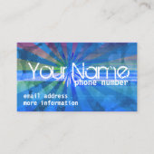 Jij Shine. Visitekaartje (Voorkant)