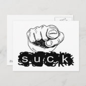 Jij Suck Briefkaart (Voorkant / Achterkant)