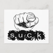 Jij Suck Briefkaart (Voorkant)