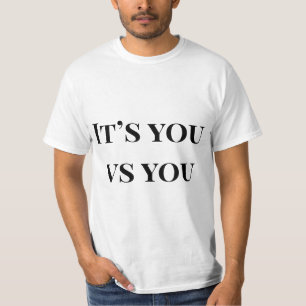 Jij vs Jij T-shirt – Motivatie voor mentale kracht