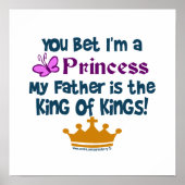 Jij zei dat ik een prinses ben poster (Voorkant)